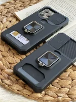 قاب موبایل سامسونگ آرمور جاکارتی کشویی استند حلقه ای