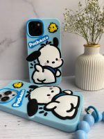 قاب موبایل آیفون سیلیکونی اسنوپی + بندست - تصویر 3