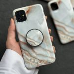 قاب موبایل آیفون ماربل سنگی ( 1041 )