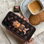 قاب موبایل آیفون آدمک برجسته لویی ویتون