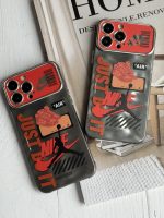 قاب موبایل آیفون نایک جردن بارکد قرمز محافظ لنزدار - تصویر 2