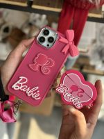 کاور ایرپاد باربی پاپیونی صورتی - تصویر 2