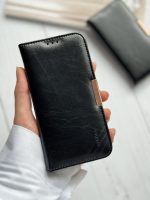 قاب موبایل آِفون کیف چرم جاکارتی دار جنیون لدر