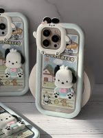 قاب موبایل آیفون سگ نگهبان پوچاکوی برجسته دوربین طرح دار