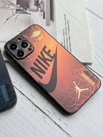 قاب موبایل آیفون نایک شبرنگ محافظ لنزدار - تصویر 3