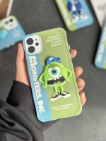 قاب موبایل آیفون کارخانه هیولاها سالی و مایک برجسته محافظ لنزدار - تصویر 2