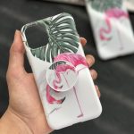 قاب موبایل آیفون فلامینگو برگ انجیری ( 1028 )