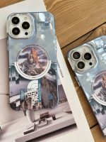 قاب موبایل آیفون ابری نورث فیس ( The North face ) کرومی - تصویر 2