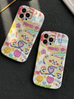 قاب موبایل آیفون خرس نقاشی آبرنگی پایه استند دار - تصویر 2