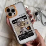 قاب موبایل آیفون سیاره مریخ فضایی محافظ لنزدار ( 30113 )