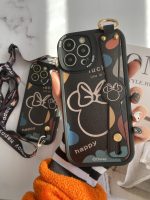 قاب موبایل سامسونگ میکی موس دیزنی + بند بلند یک طرفه