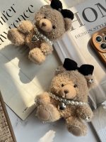 کاور ایرپاد خرس گردنبند مرواریدی - تصویر 3