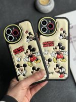 قاب موبایل آیفون میکی موس بالشتی خوشحال محافط لنزدار - تصویر 3