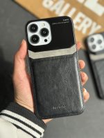 قاب موبایل سامسونگ لنز چرمی و شیشه ای