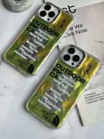 قاب موبایل آیفون نورث فیس فسفری شبرنگ - تصویر 3