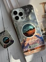 قاب موبایل آیفون موزیکال نورث فیس ( The North face ) کرومی - تصویر 3