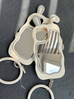 قاب موبایل آیفون خرگوش آینه ای سیلیکونی گوش دار + حلقه ست - تصویر 3