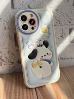 قاب موبایل آیفون توله سگ پوچاکوی چرمی برجسته - تصویر 2