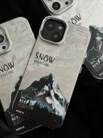 قاب موبایل آیفون نورث فیس ( The North face ) برفی محافظ دوربین استندشو