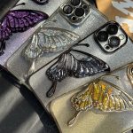 قاب موبایل آیفون پروانه پولکی آکواریومی تک بال