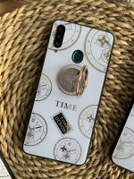 قاب موبایل سامسونگ ساعت آیینه نگین دار - تصویر 3