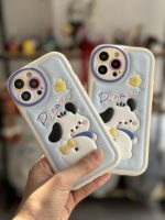 قاب موبایل آیفون توله سگ پوچاکوی چرمی برجسته - تصویر 3