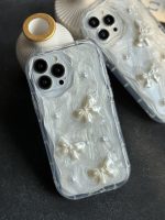 قاب موبایل آیفون پاپیون صدفی برجسته - تصویر 2