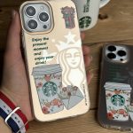 قاب موبایل آیفون استارباکس کافی کالر