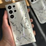 قاب موبایل سامسونگ پروانه صدفی هلوگرامی