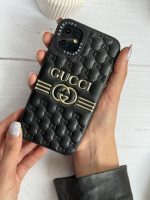 قاب موبایل شیائومی گوچی بالشتی چرمی داغ