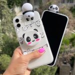 قاب موبایل شیائومی پاندا عروسکی + پاپ سوکت