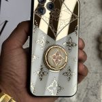 قاب موبایل آیفون لویی ویتون آینه و نگین حلقه