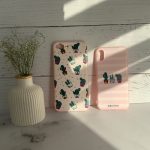 قاب موبایل آیفون کاکتوس صورتی