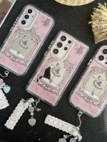 قاب موبایل ( آیفون - سامسونگ ) دختر بالرین جعبه موزیکال بند ست - تصویر 2