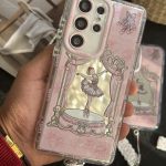 قاب موبایل سامسونگ دختر بالرین جعبه موزیکال بند ست