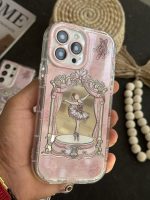 قاب موبایل ( آیفون - سامسونگ ) دختر بالرین جعبه موزیکال بند ست