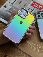 قاب موبایل آیفون کویین نگین دار هفت رنگ - تصویر 2