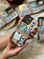 قاب موبایل آیفون استارباکس آیینه ای کستیفای