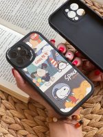 قاب موبایل آیفون سگ اسنوپی محافظ لنزدار - تصویر 2