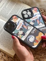 قاب موبایل آیفون سگ اسنوپی محافظ لنزدار - تصویر 3