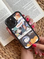 قاب موبایل آیفون سگ اسنوپی محافظ لنزدار