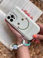 قاب موبایل آیفون هپی فیس بالشتی + بندست - تصویر 3