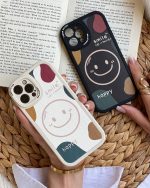 قاب موبایل آیفون بخند به زندگی محافظ لنزدار