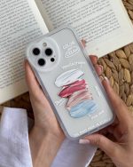 قاب موبایل آیفون بستنی اسکوپی میوه ای بی رنگ محافظ لنزدار