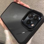 قاب موبایل آیفون متال لنز پشت بیرنگ دور سیلیکونی