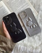 قاب موبایل آیفون بولداگ کروم کول لویی ویتون محافظ لنزدار - تصویر 3