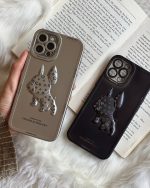 قاب موبایل آیفون بولداگ کروم کول لویی ویتون محافظ لنزدار