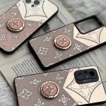 قاب موبایل سامسونگ لویی ویتون آینه و نگین حلقه
