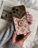 قاب موبایل شیائومی لویی ویتون آینه و نگین حلقه - تصویر 2