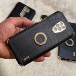 قاب موبایل آیفون کروکودیل دور طلایی - تصویر 2